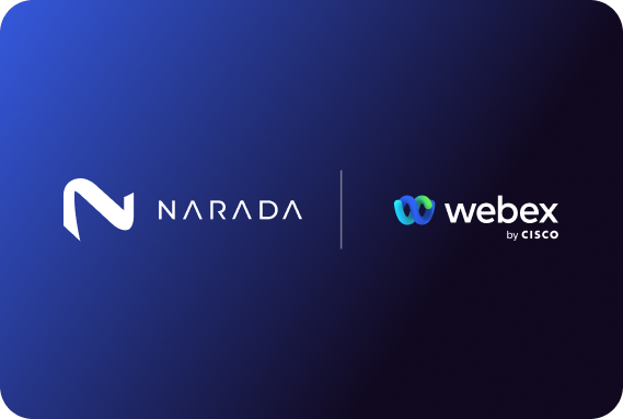 Narada AI and Cisco Webex partnership